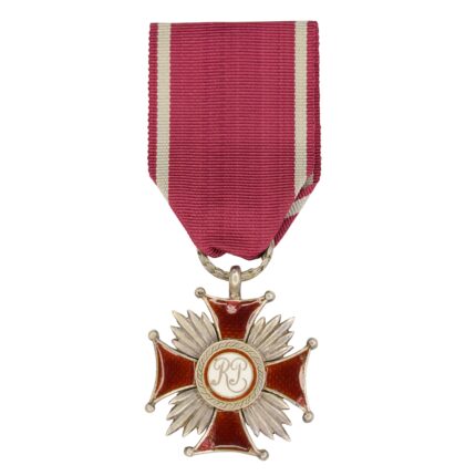 IIRP: Srebrny Krzyż Zasługi produkcji Knedlera - SREBRO próba 1!