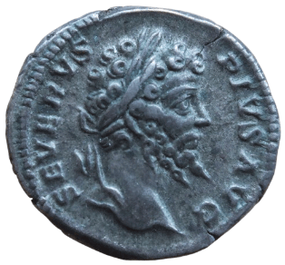 Septymiusz Sewer, denar, mennica Rzym